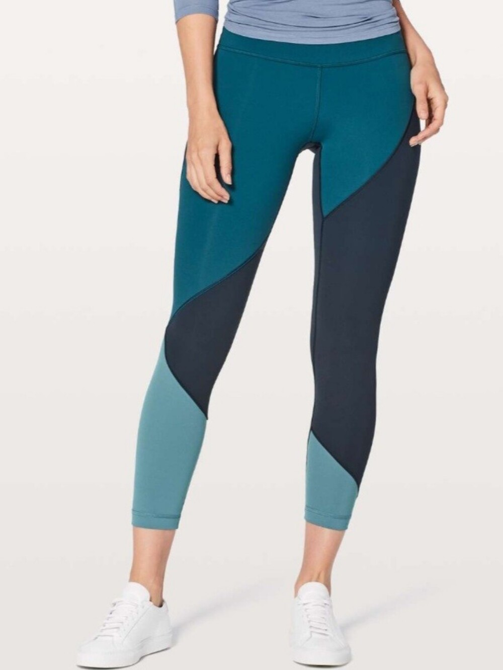 Lululemon Wunder Under Hi-Rise 7/8 Tight (Special Edition) 25" Size 8 Nile Blue